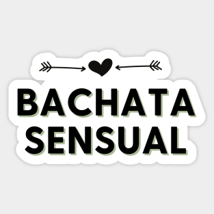 Bachata Sensual - Social Latin Dance Design Sticker